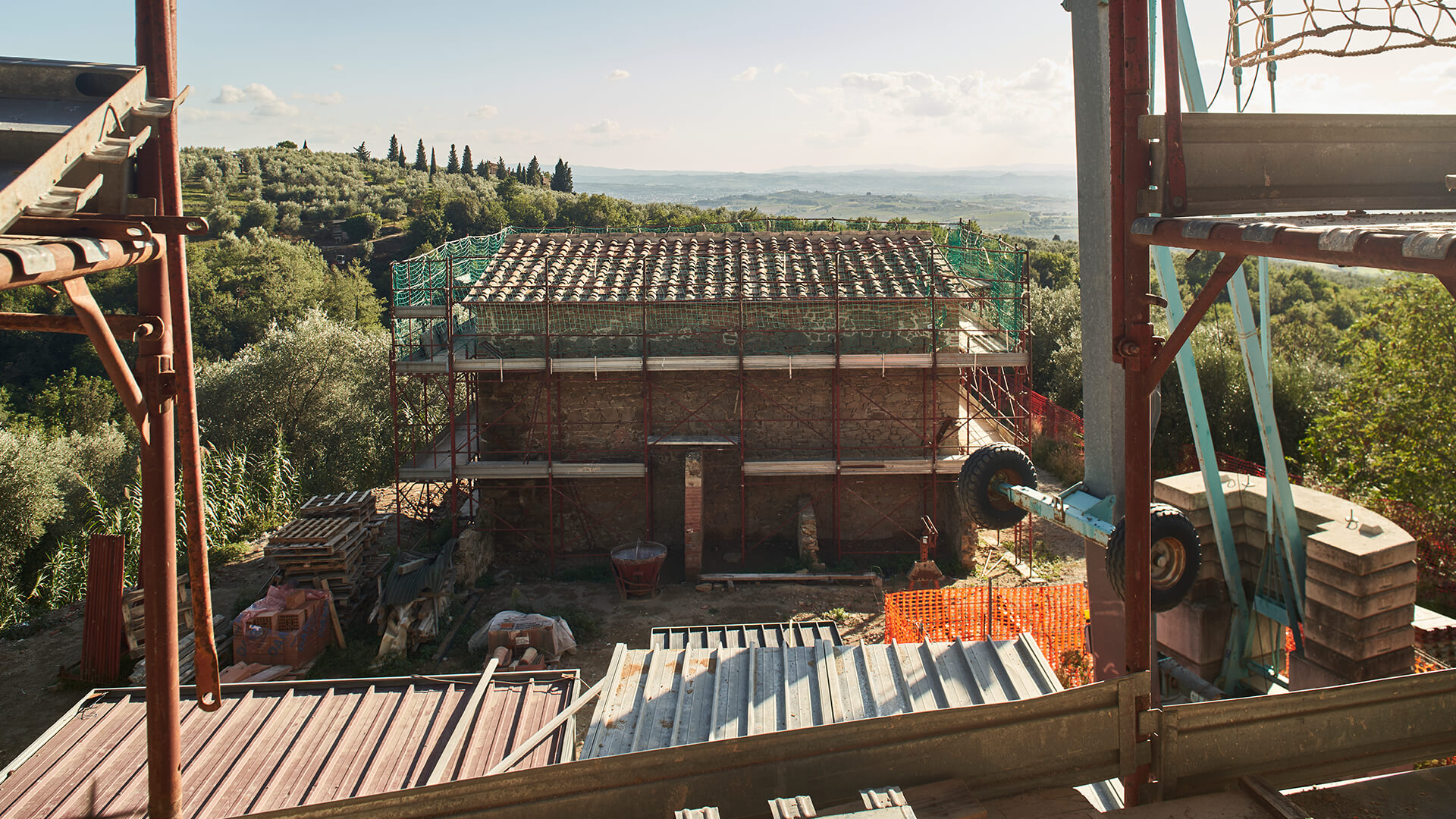 Stort renoveringsprojekt i Toscana